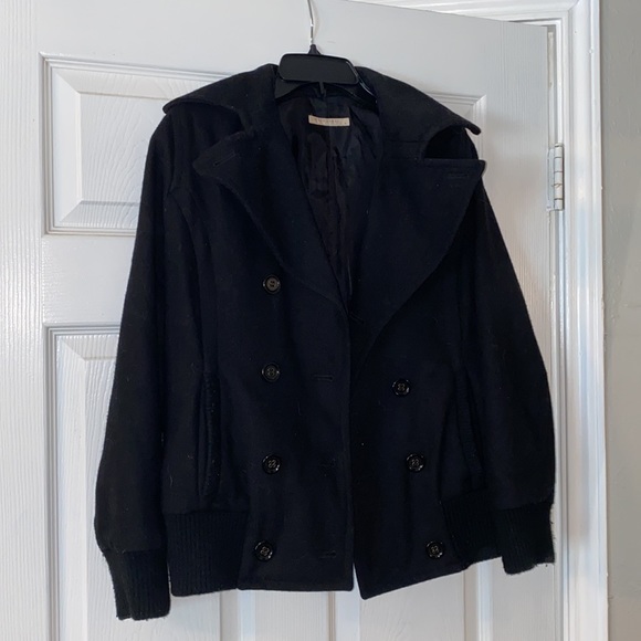 Black Button Coat - Picture 2 of 8